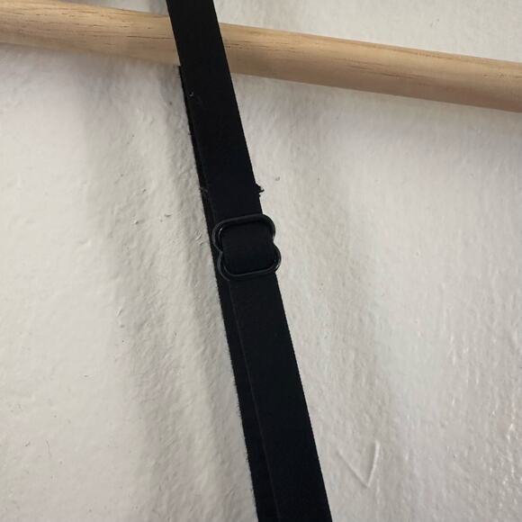 Skims Fits Everybody Black Ribbed Knit Tank Maxi Dress Women’s Size Small - Picture 5 of 9